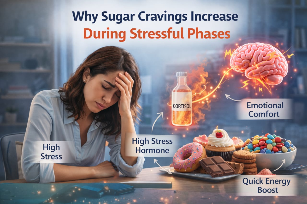 Why Sugar Cravings Increase During Stressful Phases