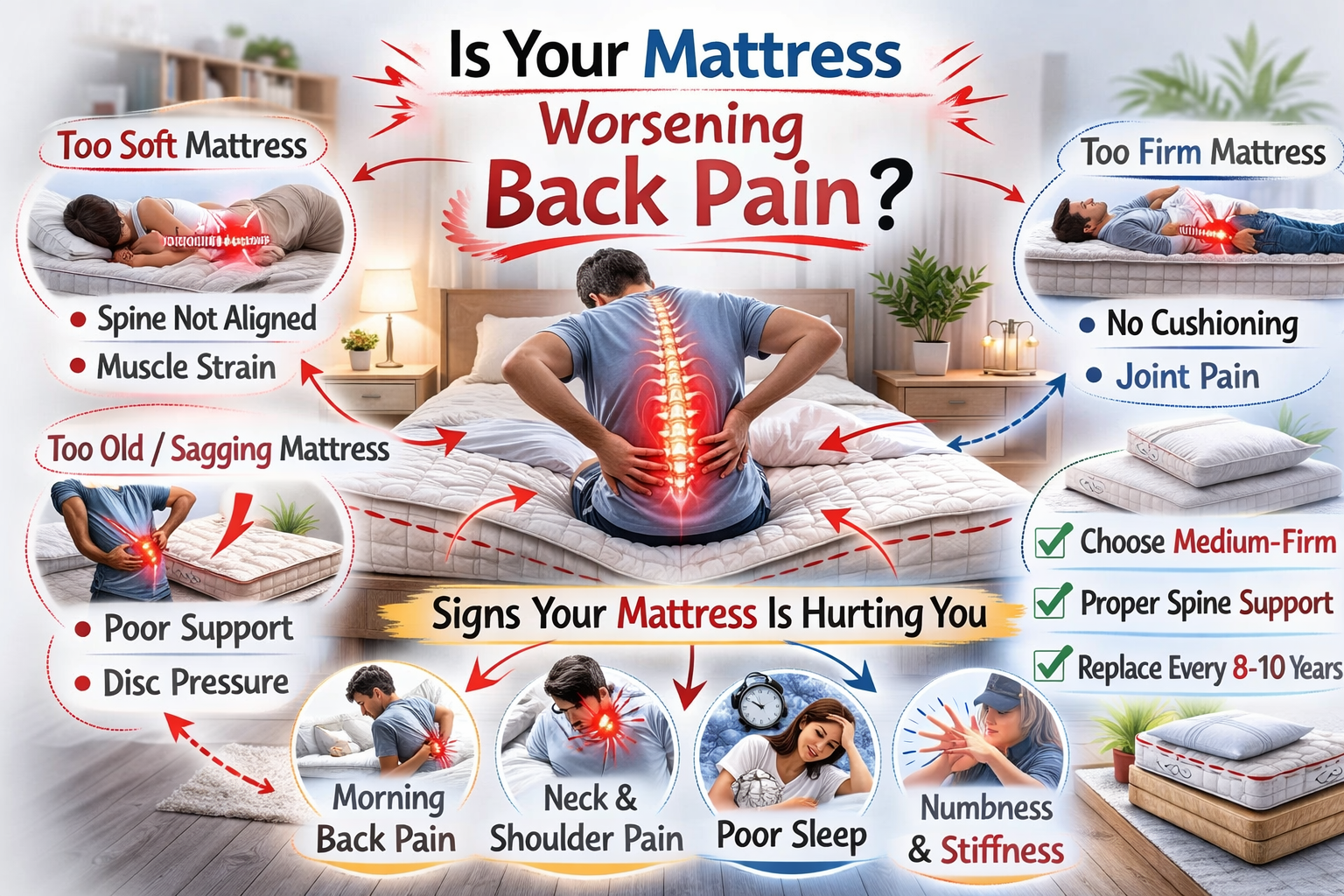 Is Your Mattress Worsening Back Pain